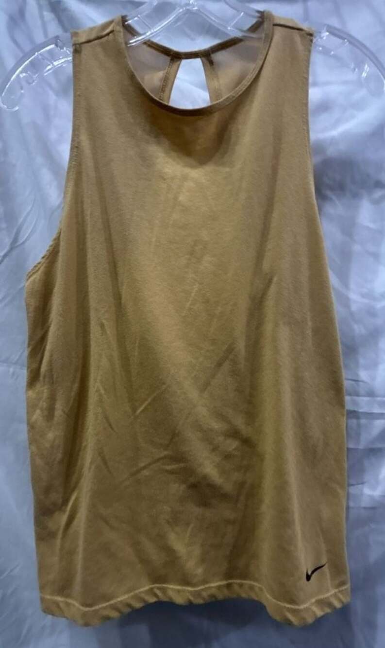 Women’s Nike Tank Top Size M Yellow Athletic